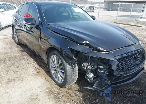 2018 Infiniti Q50 3.0T Luxe z USA, uszkodzony, nr VIN JN1EV7AP1JM358488